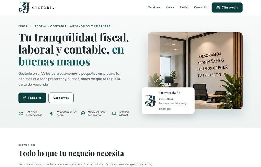 Web de Gestoría 3J